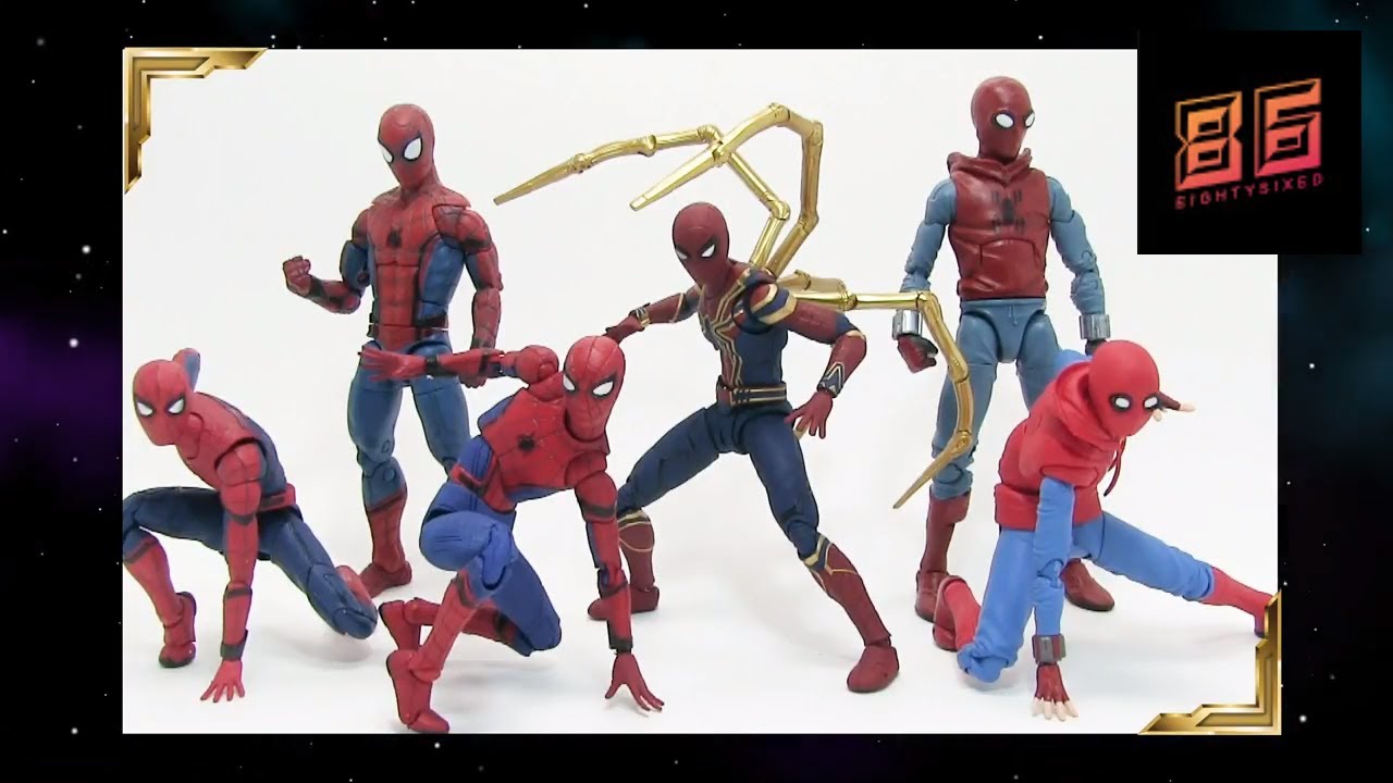  Figuarts Avengers Infinity War Iron Spider Review - YouTube