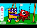 Numberblocks One Swings in the Park | Make Animation In Flipaclip
