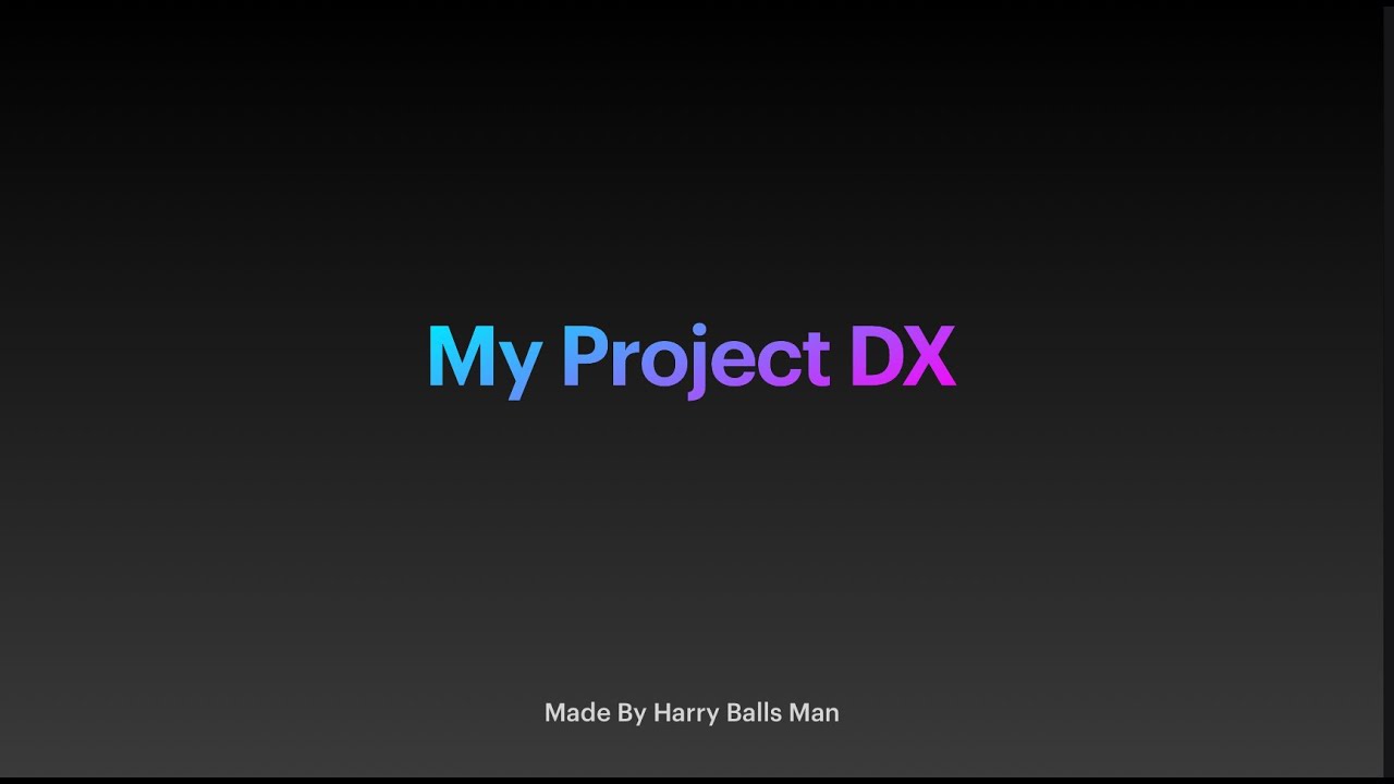 My Project DX - YouTube