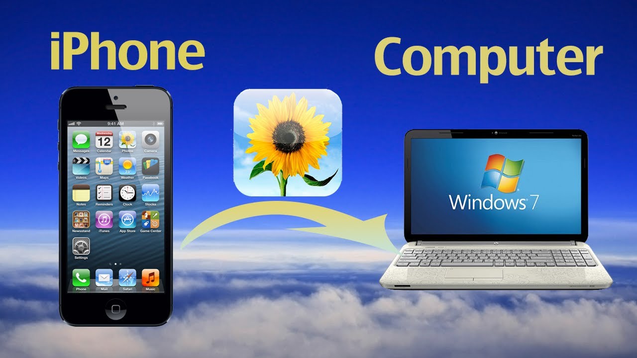how do find my iphone pictures on my windows computer