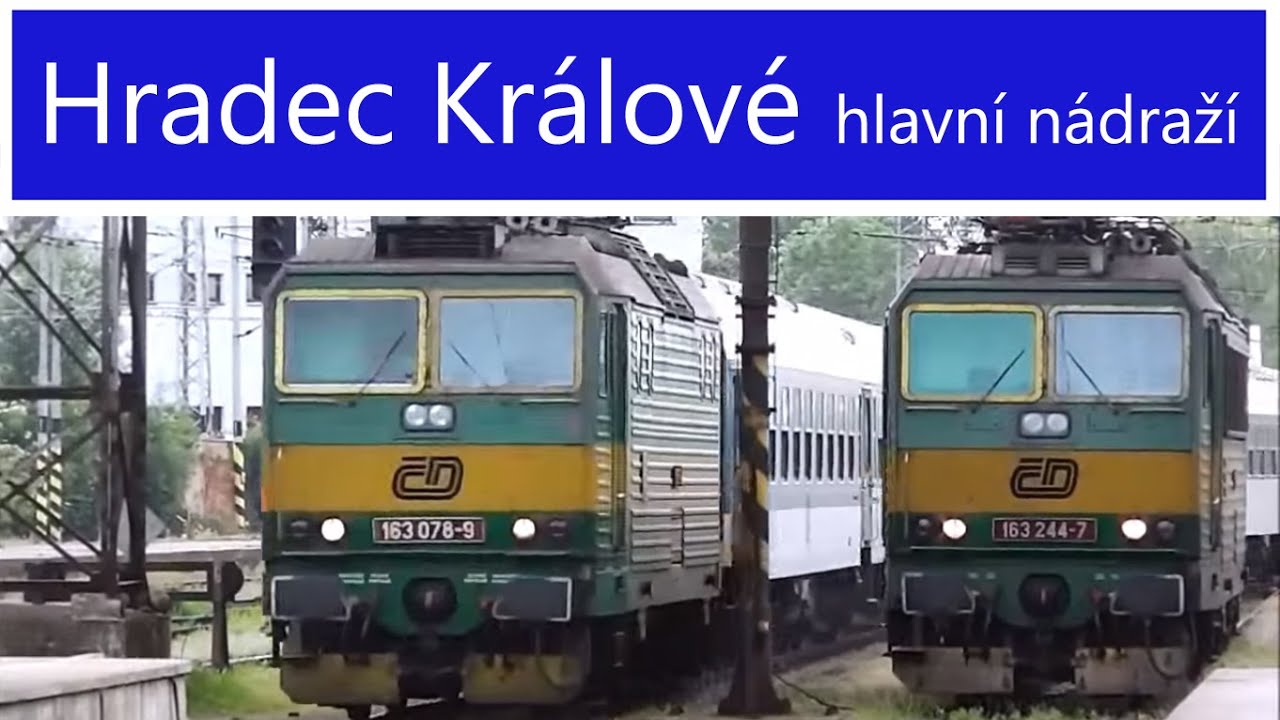 Vlaky Hradec Králové hlavní nádraží - 9.6.2013 / Czech Trains Hradec Králové Main Station
