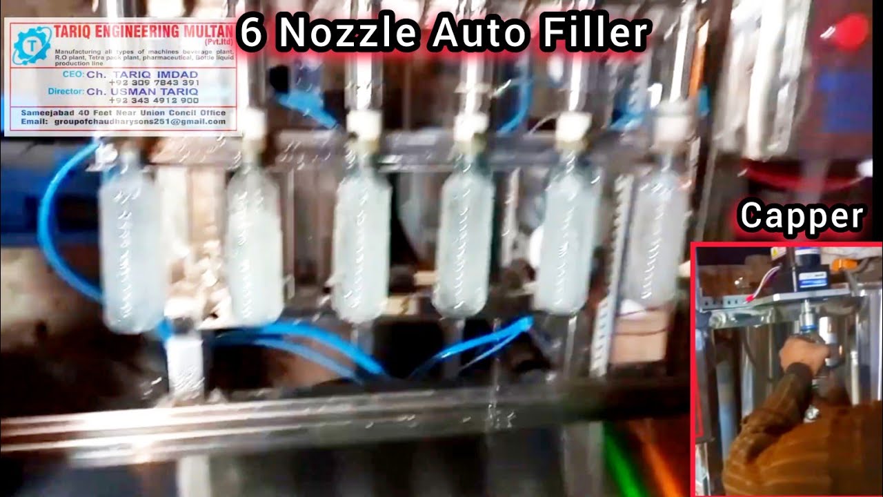 Liquid filling machine | automatic bottle filling & capping machine f6 | Auto filling machine 2024