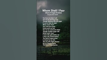 Thumbnail of 🎧Whom Shall I Fear (God of Angel Armies) by Chris Tomlin #365_top_praise #modern_hymns #shorts