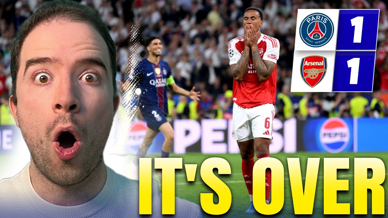 ARSENAL LOSE THE FINAL! PSG CHAMPIONS OF EUROPE AGAIN!