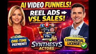 First AI That Builds Complete Avatar Video Funnels (One-Time Payment )| Synthesys Actors