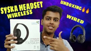 Syska HSB3500 On Ear Bluetooth Headset 