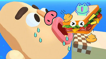 Sandwich Runner Gameplay All Levels iOS Android Games Level Max Level NRTG56RT3W3