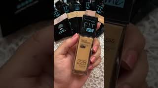 Maybelline Fit me Foundation | SWATCHES | 115 | 128 | 220 | 230 | 228 | 310 | 330 #shorts