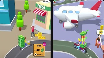 Paper delivery boy gameplay full walkthrough part 1 lvl 1 to 10 Android ios games funny game