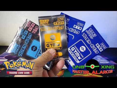 UNBOXING Japanese GYM Booster Promo Cards!