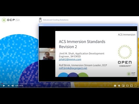 OCP 2020 Virtual Summit: Immersion Requirements Revision 2