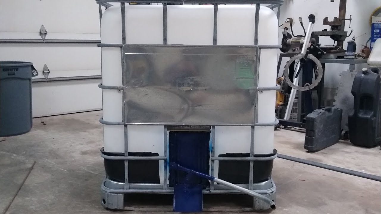 IBC Tote Grain Bin For Bulk Feed YouTube IBC Tote Grain Bin For Bulk Feed YouTube
