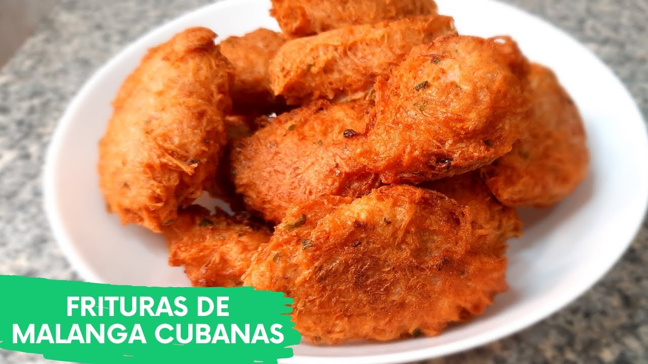 FRITURAS DE MALANGA CUBANAS: crujientes, sabrosas y adictivas...querrás comerlas a diario