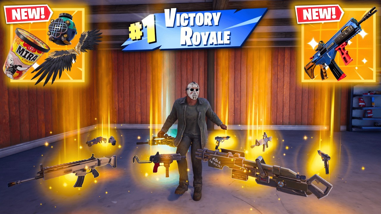 ALL MYTHIC AND EXOTIC GUNS IN FORTNITE (NEW! Fortnite Chapter 7 Season 1)