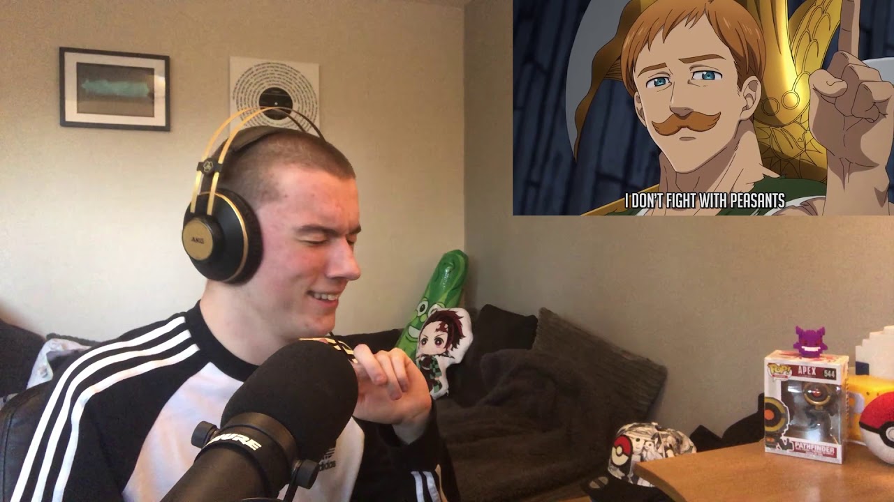 RUSTAGE ESCANOR VS ALL MIGHT RAP BATTLE REACTION!