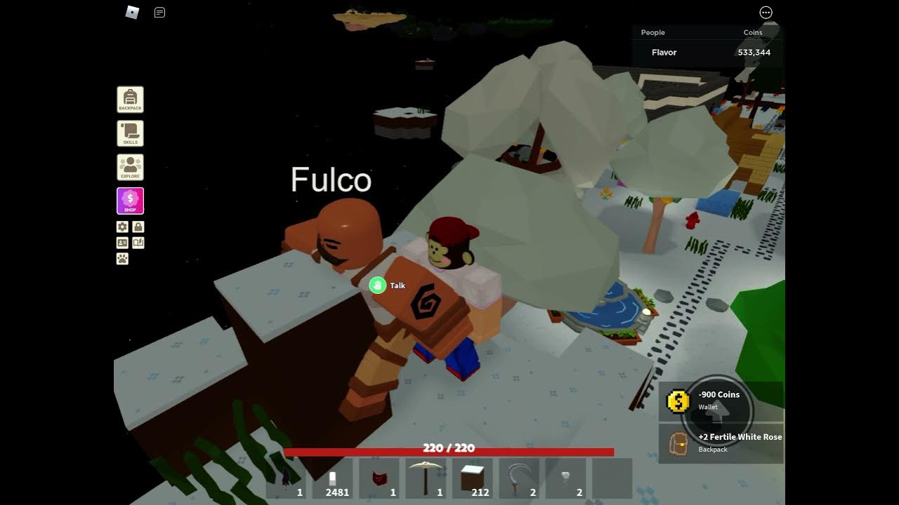 Fertile white roses! (Roblox islands) YouTube