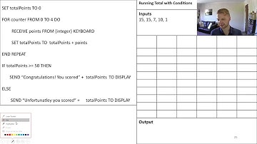 Python TRACS Pages 25-28: Running Total with Conditions (National 5 Computing)