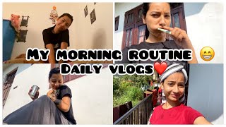 What’s my daily morning routine☀️|| morning vlog❤️|| sonali sharma ??‍♀️