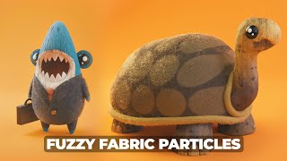 Blender 3D  Fuzzy Fabric Tutorial