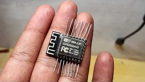 Getting started with ESP12F (Breakout and test run)