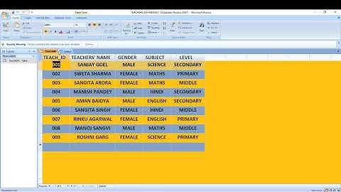VIII:CH 4-Working with Queries (Creating a Query,  Specifying Simple and Multiple Criteria)