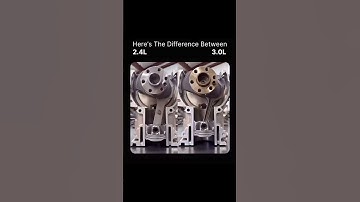 The difference between 2.4L - 3.0L #cars #automobile #teaching #viral #shorts #youtubeshorts #famous