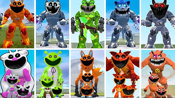 ALL FORGOTTEN MECHATITAN VS ALL FORGOTTEN SMILING CRITTERS POPPY PLAYTIME CHAPTER 4 In Garry