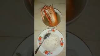   ស្ងោរបង្កង​ ​    ??? Boil​  robster@.