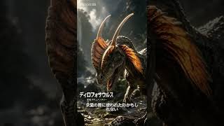 2本の巨大なトサカを持つ異形の捕食者 - ディロフォサウルス!