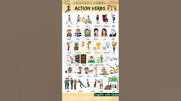 Action Verbs In Daily Use Daily Activities Spokenenglish 