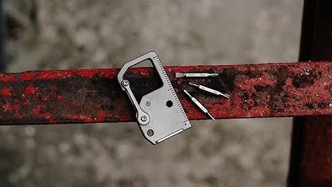 🚀 Introducing the MecArmy EH4 Multi-Function Titanium EDC Mountaineering Carabiner Keychain! 🛠️✨