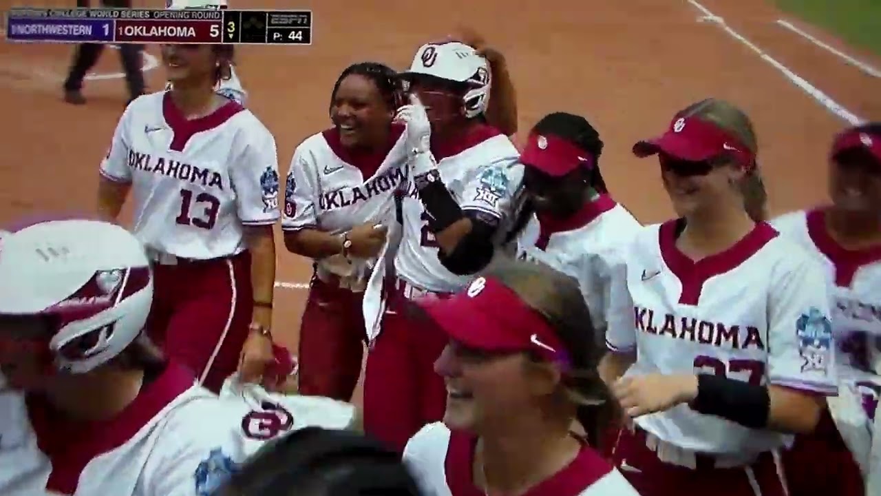 Oklahoma softball's Tiare Jennings hits grand slam home run vs