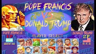 Pope Francis V. Donald Trump