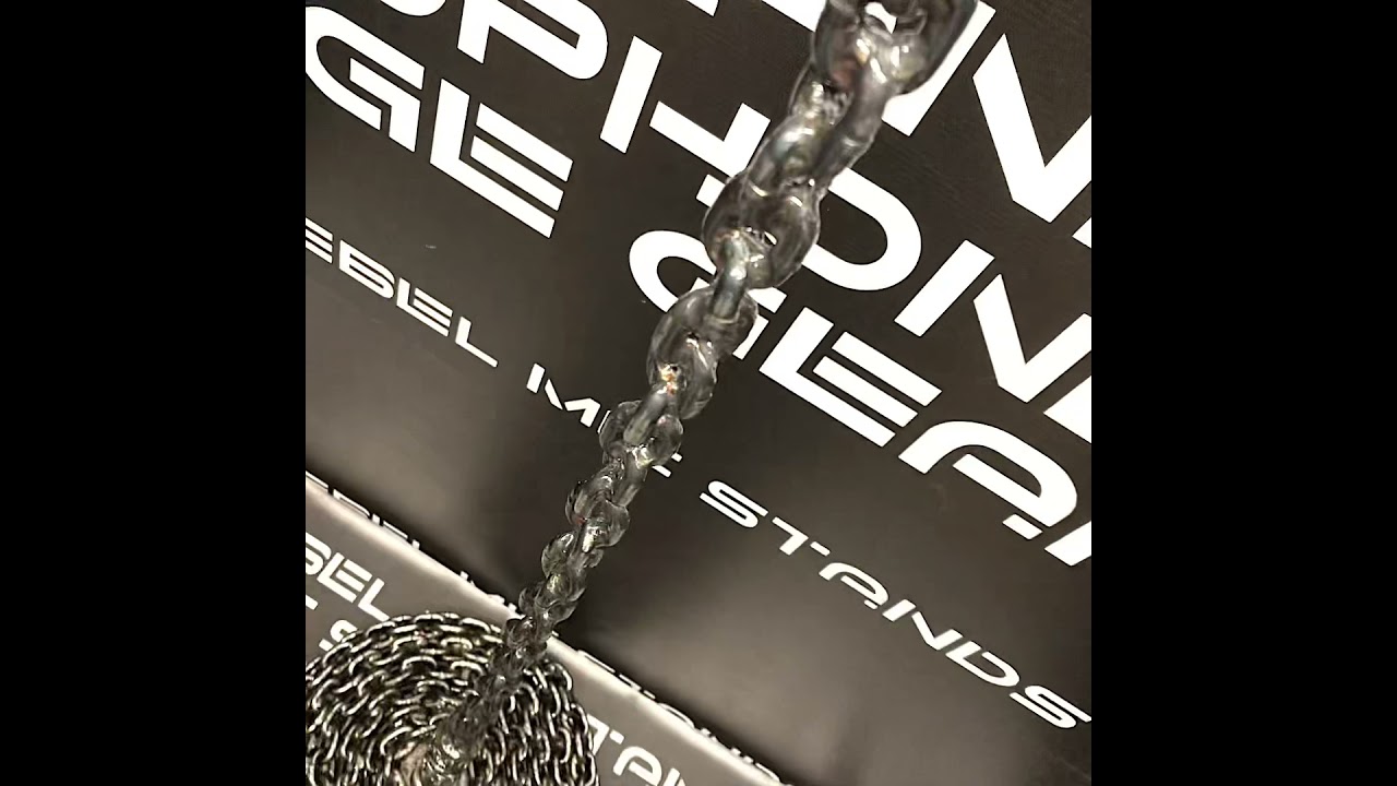 Rebel chain mic stand www.rebelstagegear.com