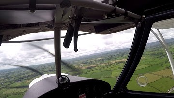 First Solo - Full Footage with sound - Ikarus C42 Microlight