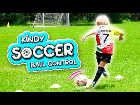 Kindergarten SOCCER skills (Lesson 8): Close ball control ⚽️