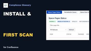 Details Install Compliance Glossary for Confluence: First Scan Step by Step News