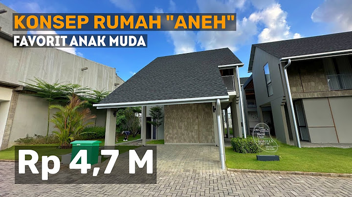 DESAIN RUMAH ANEH & BEDA, ANAK MUDA PASTI SUKA‼️ | Royal Residence Organica, Tipe Marella 9 x 22