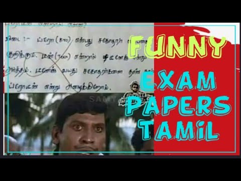 Funny Exam Papers Tamil Semma Comedyana Exam Answers Mr Middle Class Ore Comedyy Epi 01