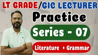 Literature Grammar Lt Gradegic Lecturer English Series -7 English Discovery By Bhupesh Sir