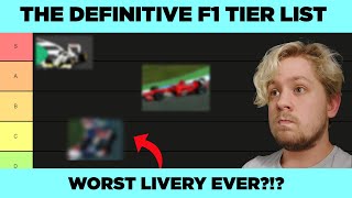 The ULTIMATE F1 LIVERY TIER LIST