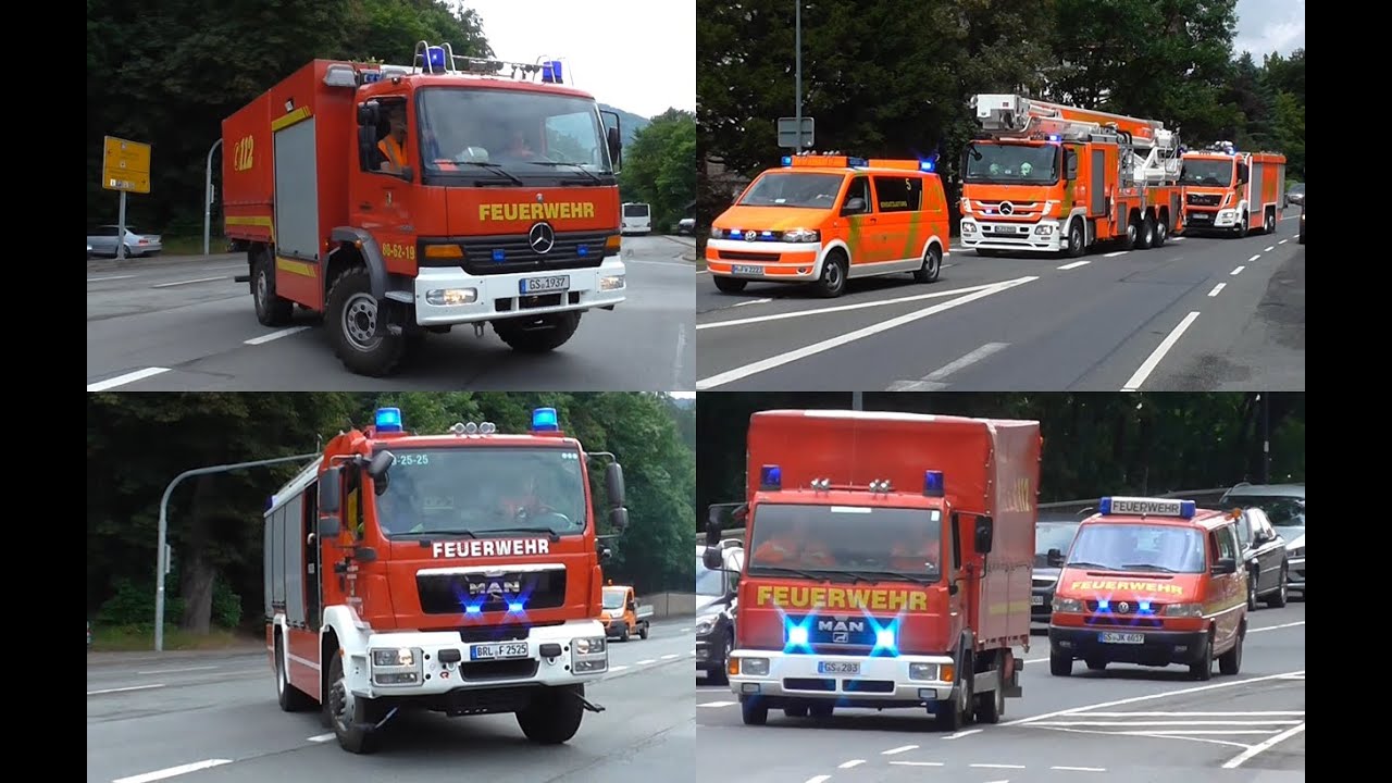 [Gebäudebrand Hotel Harzburger Hof] Einsatzfahrten FF's, RD, BF Hannover
