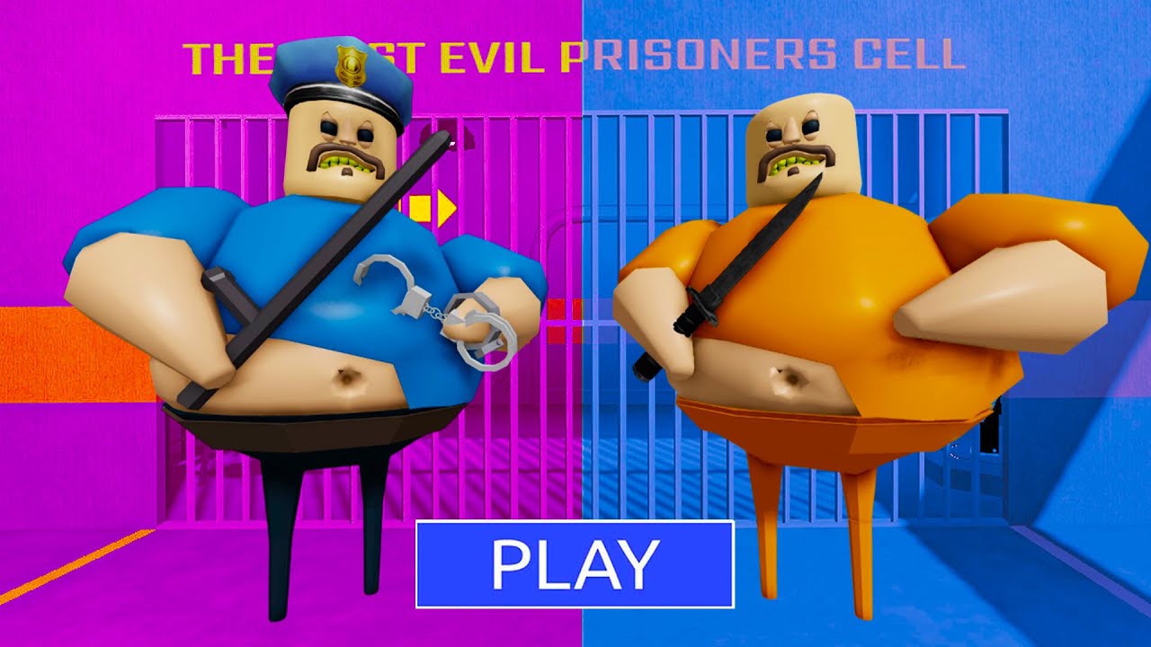 POLICE VS CRIMINAL DISGUST'S BARRY'S PRISON RUN! SCARY OBBY Full ...