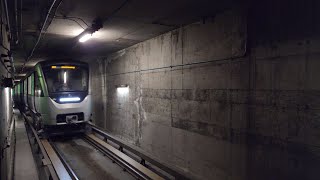 Montréal Métro: Metro ride from Snowdon Metro Station 🟠 to LaSalle Metro Station 🟢 on two lines 🚇