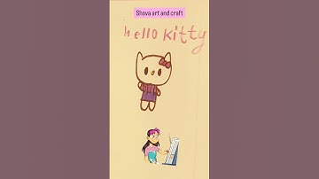 how to draw hello kitty