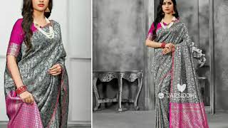 Banarasi silk saree screenshot 4