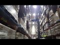 Forklift freezer racking