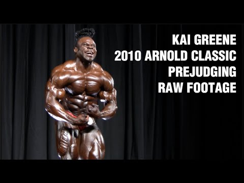 Kai Green 2010 Arnold Prejudging Raw High Res Documentary Footage 