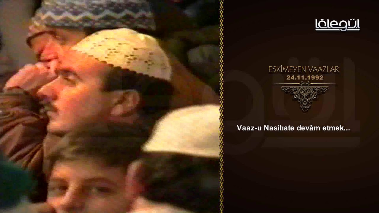 24 Kasım 1992 Tarihli Eskimeyen Vaazlar Yasin-i Şerif 6 - Cübbeli Ahmet Hocaefendi Lâlegül TV