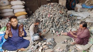 How Millions of Used Weste Old Plastic Shoes Are Recycled To Make New Slipper